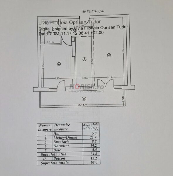 Iancu Nicolae 2 Camere  68mp   lux  Gran Park  Piscina